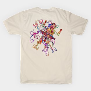 WO/MAN in Paradox - Lines and Color T-Shirt